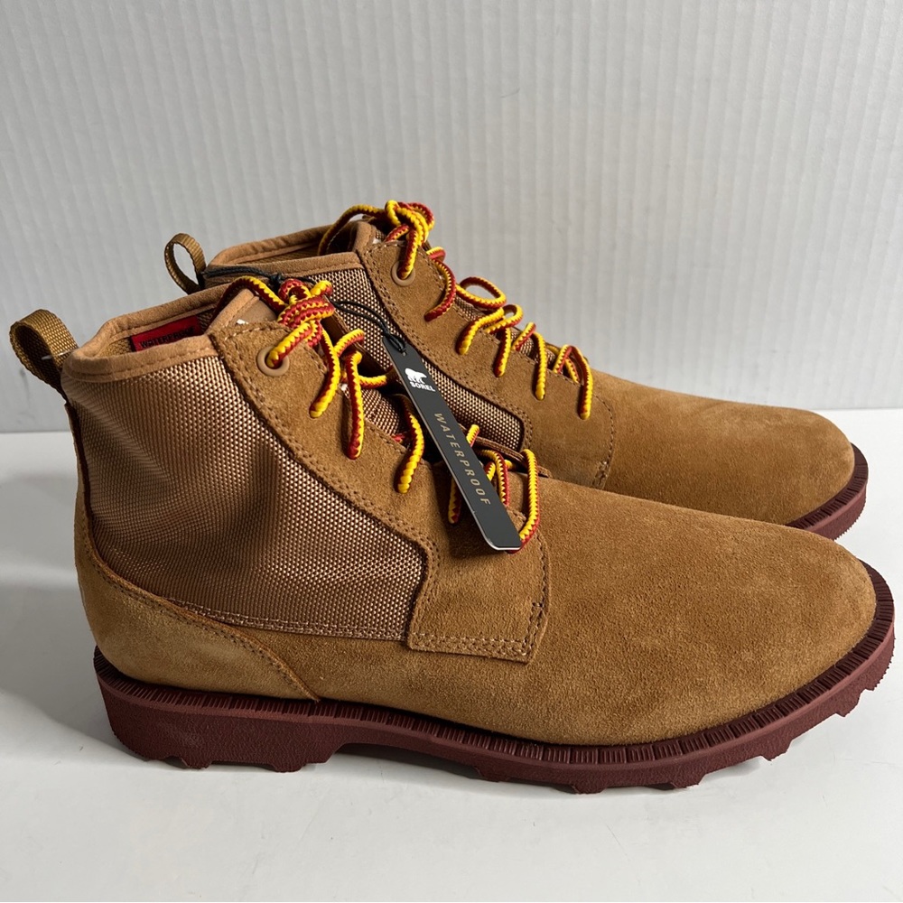 NWT Sorel Mens Caribou Otm Chukka Leather Boots